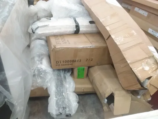 PALLET OF ASSORTED FLAT PACK FURNITURE ITEMS