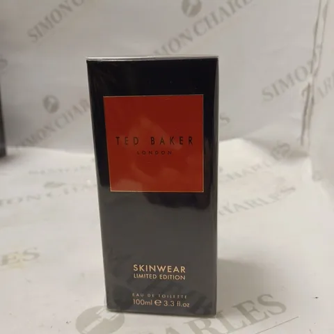 BOXED AND SEALED TED BAKER SKINWEAR LIMITED EDITION EAU DE TOILETTE 100ML