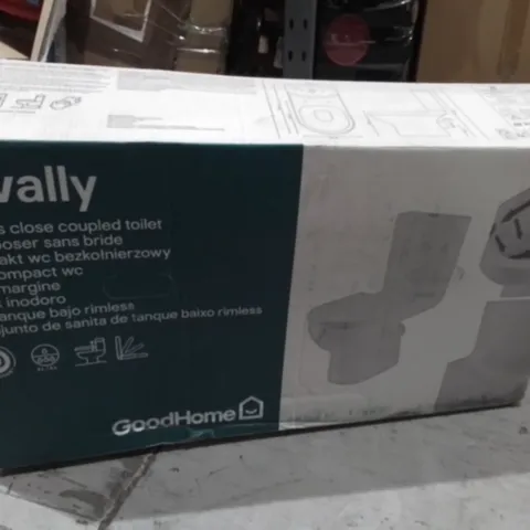 BOXED CAVALLY RIMLESS CLOSE COUPLED TOILET