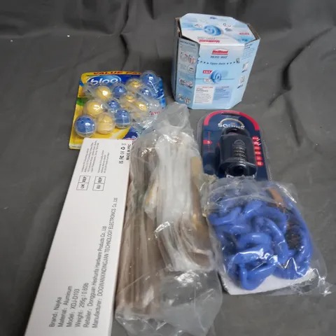 APPROXIMATELY 20 ASSORTED HOUSEHOLD ITEMS TOO INCLUDE LOCKS , AIR FRESHENER , TOILET CLEANER , ETC