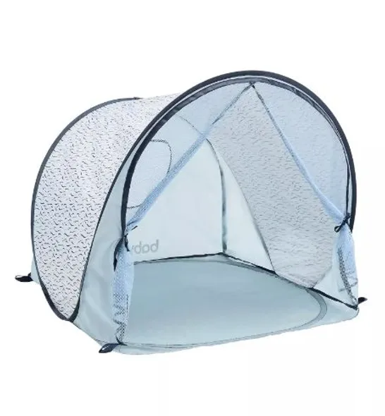 BABYMOOV ANTI UV POP UP PLAY TENT 50+ UPF PROTECTION - BLUE WAVES RRP £37