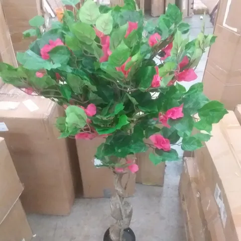 BOXED 120CM ARTIFICIAL BOUGAINVILLEA TOPIARY