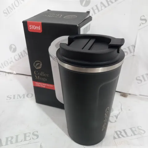 BOXED STAINLESS STEEL VACUUM COFFEE MUG