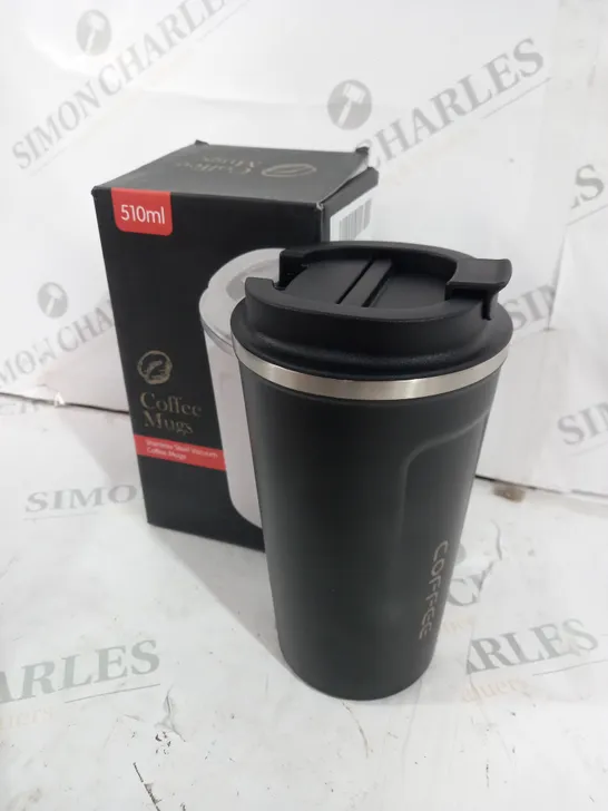 BOXED STAINLESS STEEL VACUUM COFFEE MUG