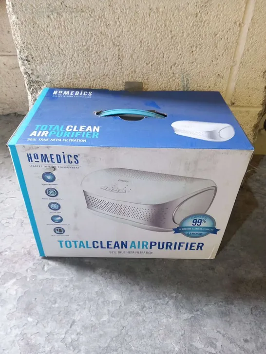 BOXED HOMEDICS TOTAL CLEAN 5 IN 1 DESKTOP AIR PURIFIER AP-DT10WT-GB