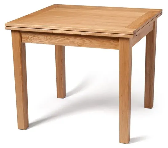BOXED HATCHER EXTENDABLE SOLID WOOD DINING TABLE (1 BOX)