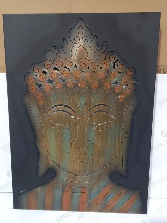 INNOVATORS SOLAR LED PEACEFUL BUDDHA WALL DECOR