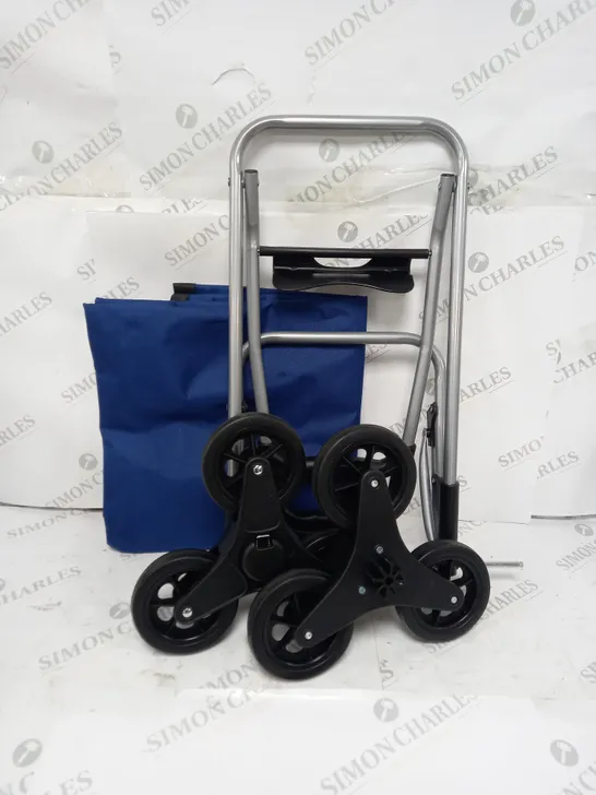 LOCK 'N LOCK INSULATED SHOPPING TROLLEY CART, NAVY