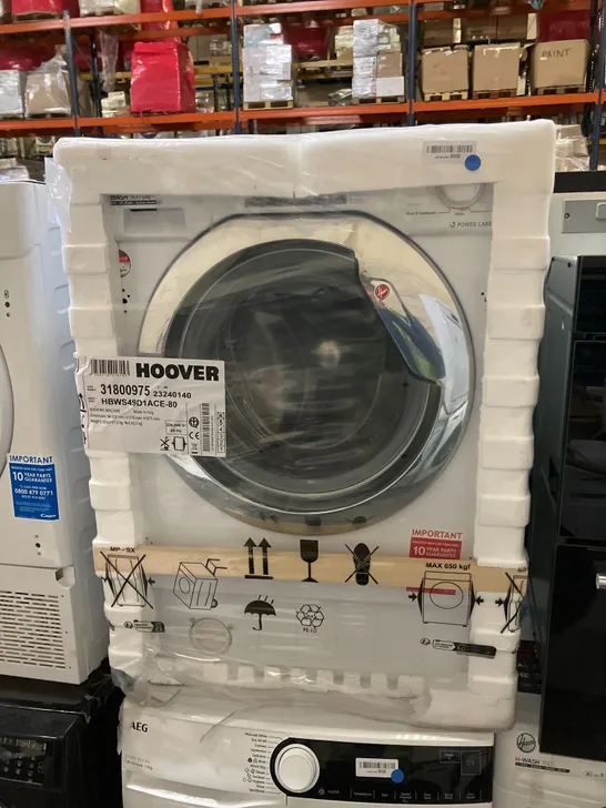 HOOVER H-WASH 300 INTEGRATED WASHING MACHINE - UNPROCESSED RAW RETURN