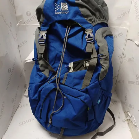 KARRIMOR BOBCAT 65 RUCKSACK - BLUE/STEEL