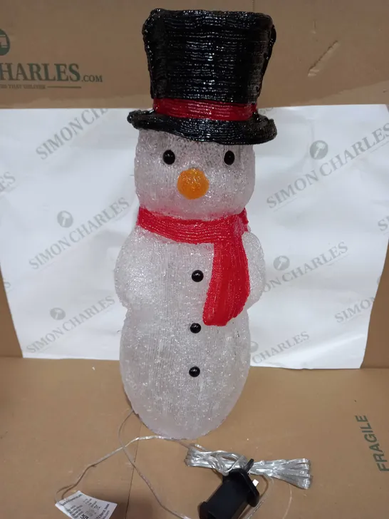 JOHN LEWIS SNOWMAN PARTY LIGHT