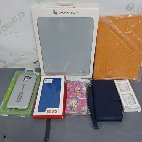 LOT OF APPROXIMATELY 20 MOBILE PHONE AND TABLET CASES. VARIOUS COLOURS. FOR HTC, SAMSUNG ETC