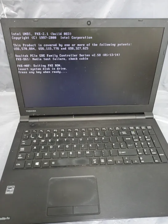 TOSHIBA SATELLITE PRO R50-B	15 INCH I3-4005U 1.70GHZ