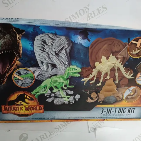 JURASSIC WORLD 3-IN-1 DIG KIT