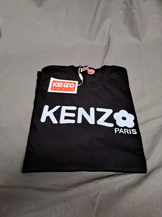 KENZO BLACK T-SHIRT - LARGE