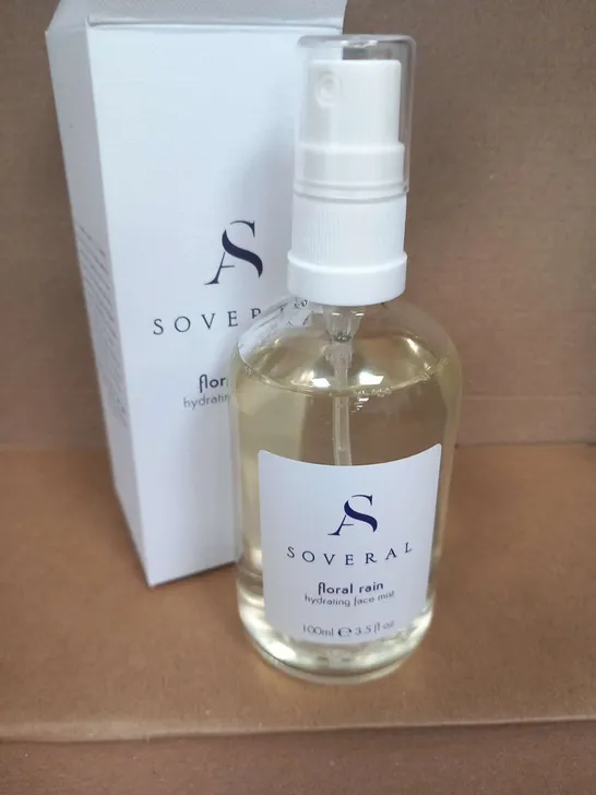 BOXED SOVERAL FLORAL RAIN HYDRATING FACE MIST 100ML