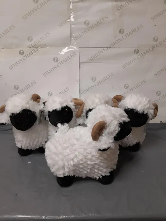 BOXED LOT 5 EMBRACE SHEEP SOFT TOYS