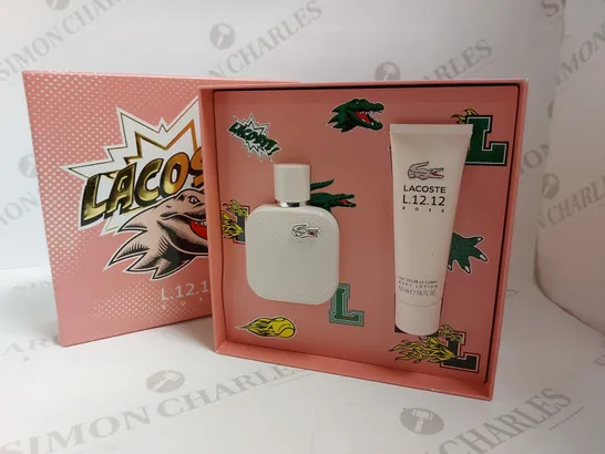 BOXED LACOSTE L.12.12 ROSE GIFT SET