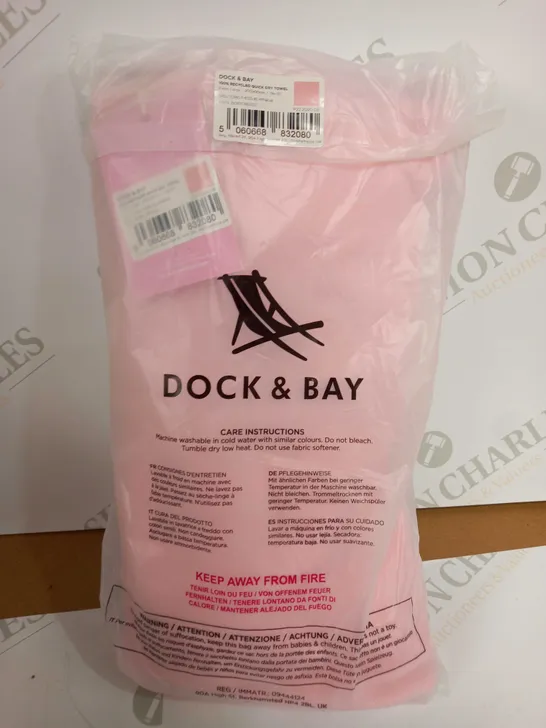 DOCK & BAY QUICK DRY TOWEL - PINK