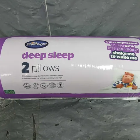 SILENT NIGHT DEEP SLEEP 2 PILLOWS