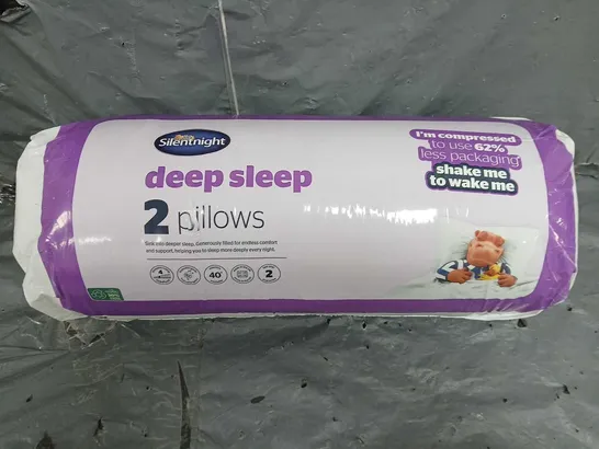 SILENT NIGHT DEEP SLEEP 2 PILLOWS