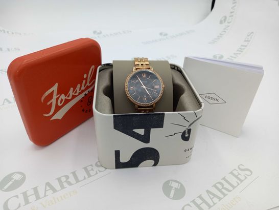 BRAND NEW BOXED FOSSIL WATCH JACQUELINE R.G RRP £129.99