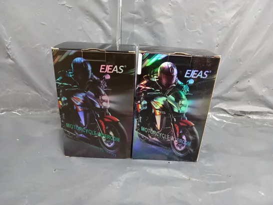 SET OF 2 EJEAS MOTORCYCLE INTERPHONE HELMET INTERPHONE 