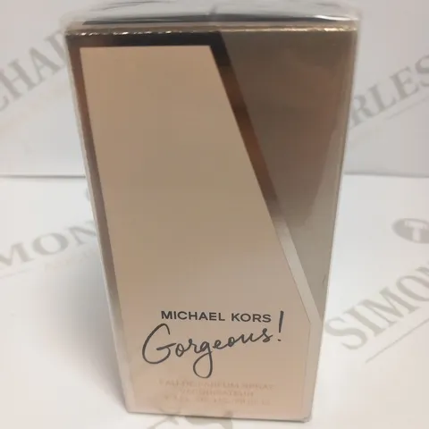 BOXED AND SEALED MICHEAL KORS GORGEOUS EAU DE PARFUM 50ML