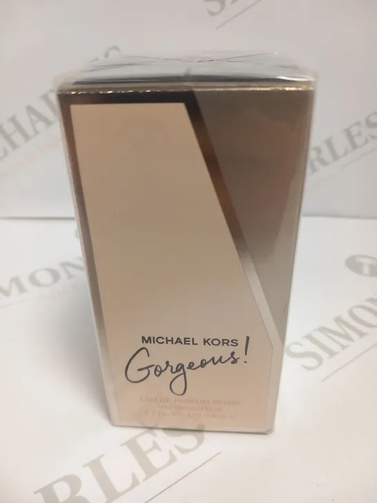 BOXED AND SEALED MICHEAL KORS GORGEOUS EAU DE PARFUM 50ML