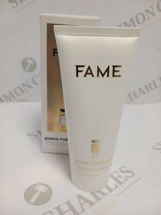 BOXED PACO RABANNE FAME PERFUMED BODY LOTION 100ML