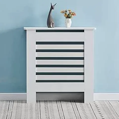 BOXED WHITE RADIATOR COVER - SIZE UNSPECIFIED (1 BOX)