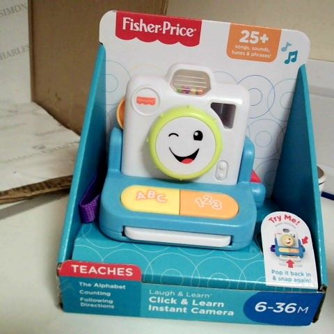 FISHER PRICE CLICK AND LEARN INSTANT CAMERA (6-36 MONTHS)