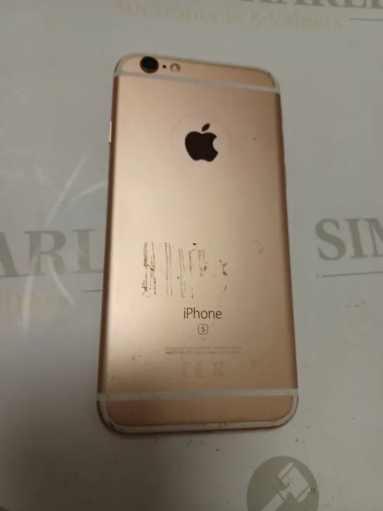 APPLE IPHONE MODEL A1688 ROSE GOLD