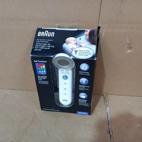 BOXED BRAUN NO TOUCH + TOUCH THERMOMETER