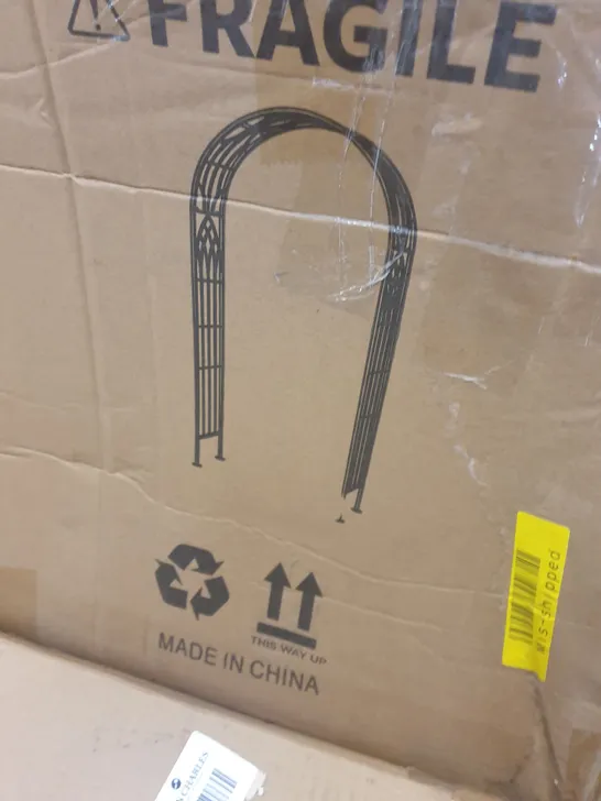 BOXED FOLDING WROUGHT IRON ARCH