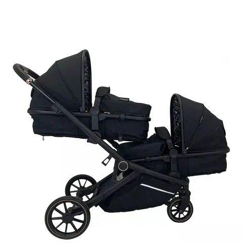 MY BABIIE MB33 TANDEM PUSHCHAIR DANI DYER - BLACK - COLLECTION ONLY