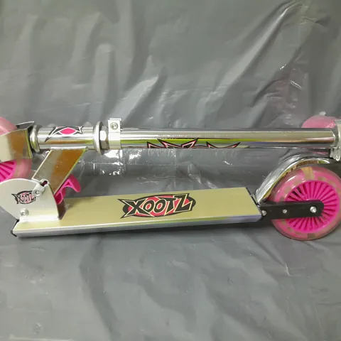 KIDS XOOTZ FOLDING SCOOTER PINK