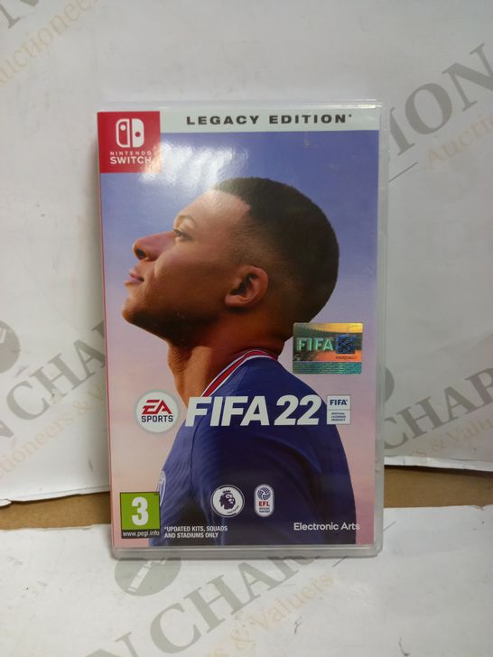 FIFA 22 LEGACY EDITION NINTENDO SWITCH GAME