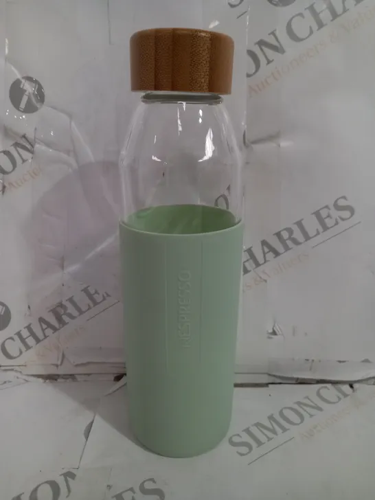 NESPRESSO GLASS BOTTLE WITH SILICON BASE