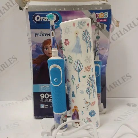 BOXED ORAL-B BRAUN KIDS RECHARGABLE TOOTHBRUSH 