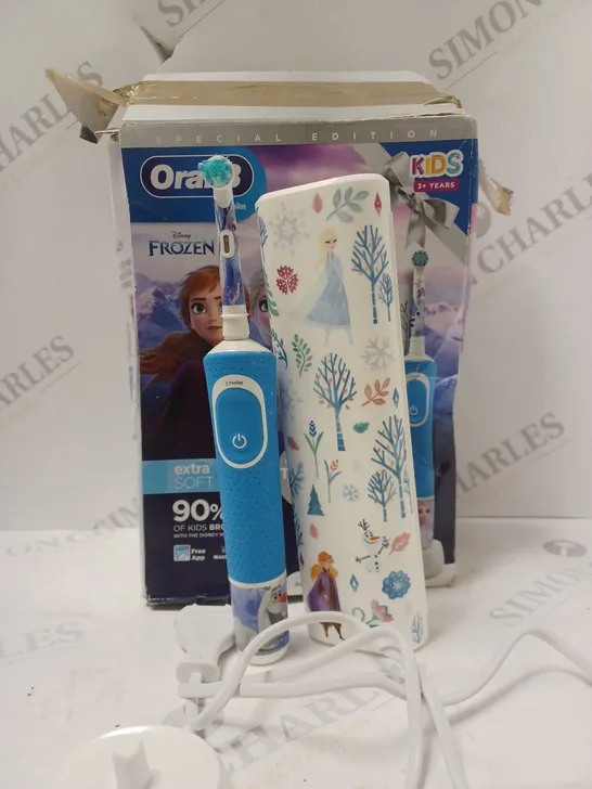 BOXED ORAL-B BRAUN KIDS RECHARGABLE TOOTHBRUSH 