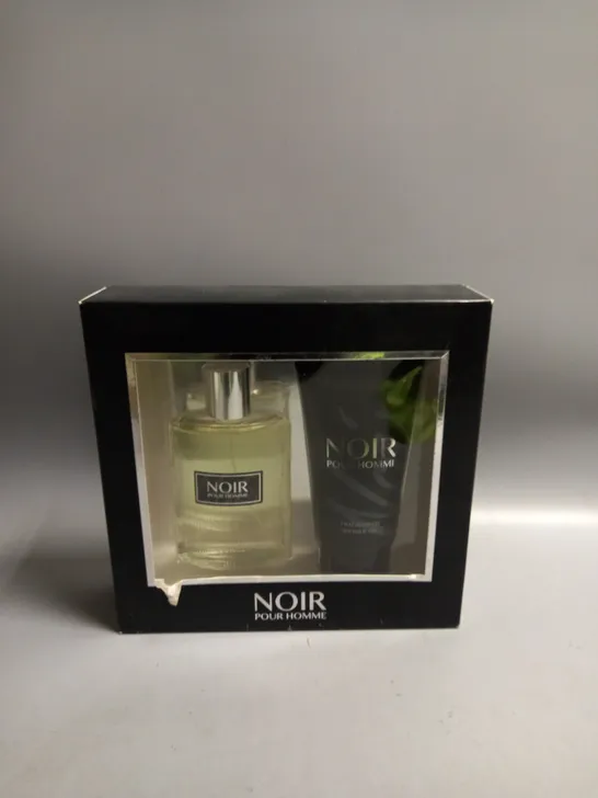 BOXED NOIR POUR HOMME EAU DE TOILETTE SPRAY 100ML AND SHOWER GEL 150ML GIFT SET