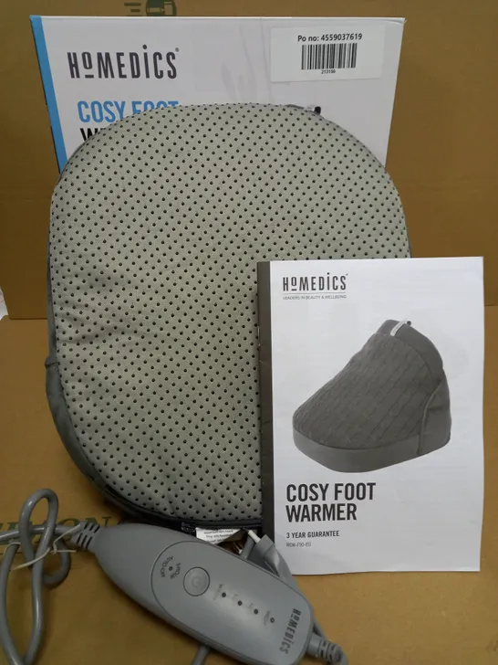 BOXED HOMEDICS COSY FOOT WARMER 