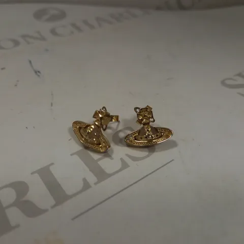 VIVIENNE WESTWOOD PINA BAS RELIED EARRINGS - GOLD, ONE SIZE