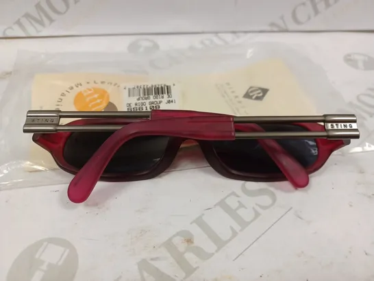 BOX OF APPROX 10 PAIRS OF STING RED 6108 SUNGLASSES 