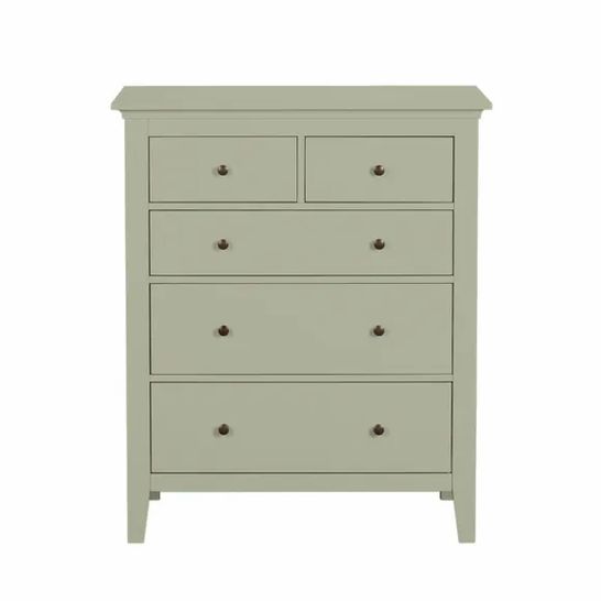 BOXED LYNTON 5 DRAWER CHEST SAGE