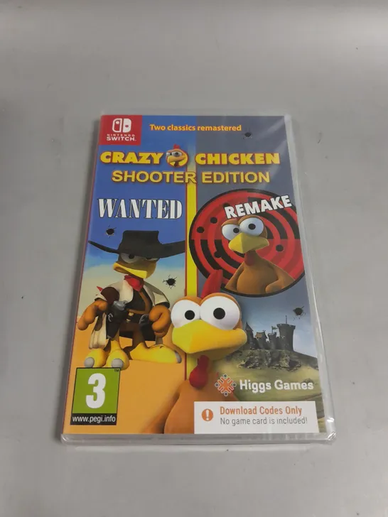 SEALED CRAZY CHICKEN SHOOTER EDITION FOR NINTENDO SWITCH 