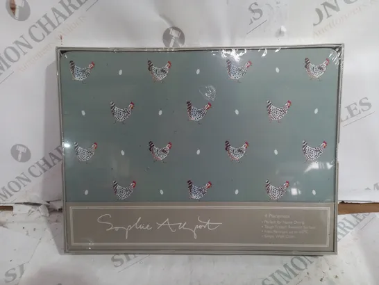 SOPHIE ALLPORT CHICKEN SET OF 4 PLACEMATS