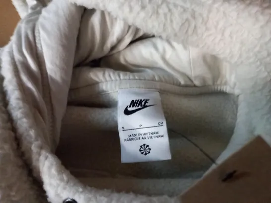 NIKE TEDDY BEAR HOODIE - CREAM SIZE S