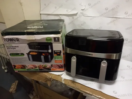 TOWER VORTX DUAL BASKET AIR FRYER